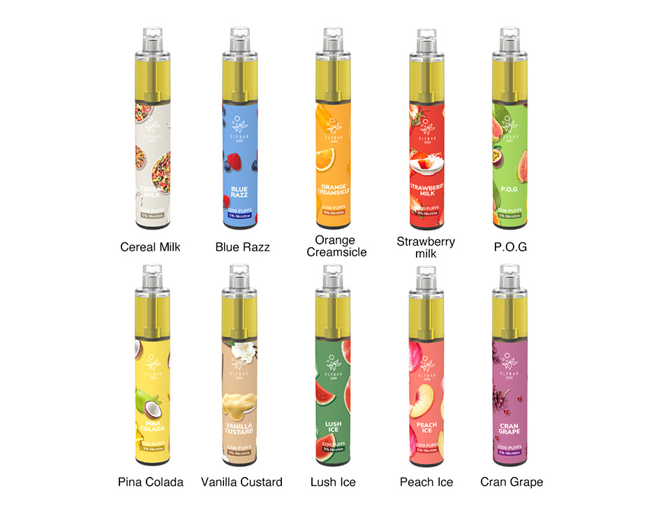 ELF BAR 2200 Tek kullanımlık pod-STOKTA YOKTUR - Görsel 2